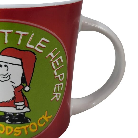 2/$15 Peanuts Woodstock Christmas Mug Snoopy Santa's Little Helper Ringing Bell - Picture 2 of 11